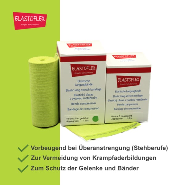 ELASTOFLEX-Langzugbinde gedehnt Applegreen – Bild 3