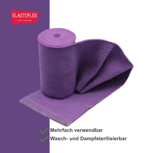 ELASTOFLEX-Langzugbinde gedehnt Darkviolet – Bild 2