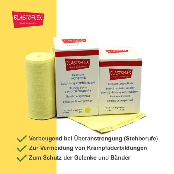 ELASTOFLEX-Langzugbinde gedehnt Lemon – Bild 3