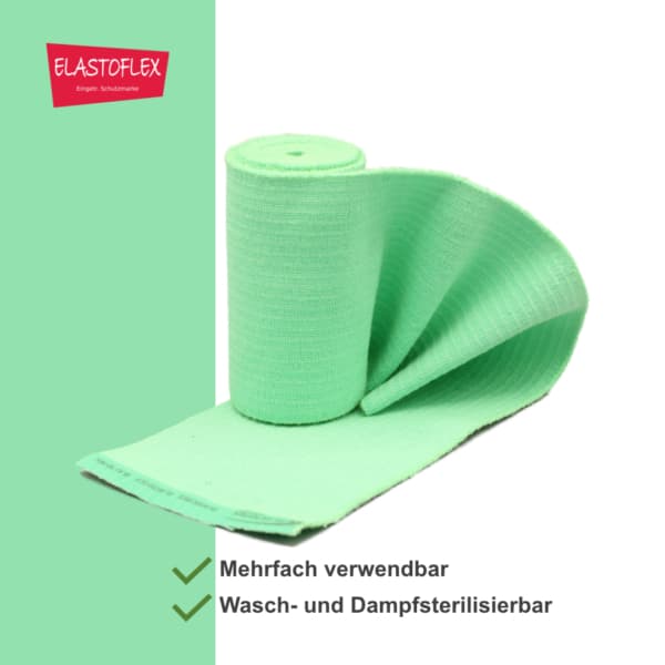 ELASTOFLEX-Langzugbinde gedehnt Lightgreen – Bild 2