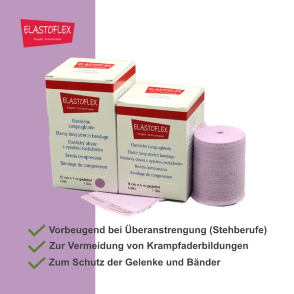 ELASTOFLEX-Langzugbinde gedehnt Lilac – Bild 3