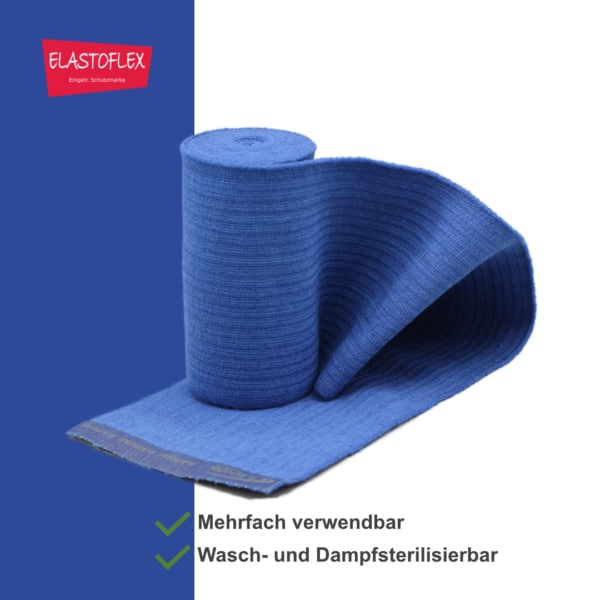 ELASTOFLEX-Langzugbinde gedehnt Navy – Bild 2