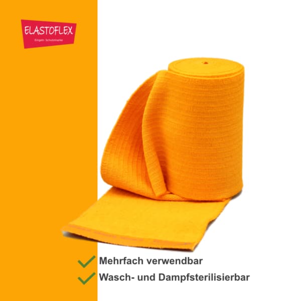 ELASTOFLEX-Langzugbinde gedehnt Orange – Bild 2