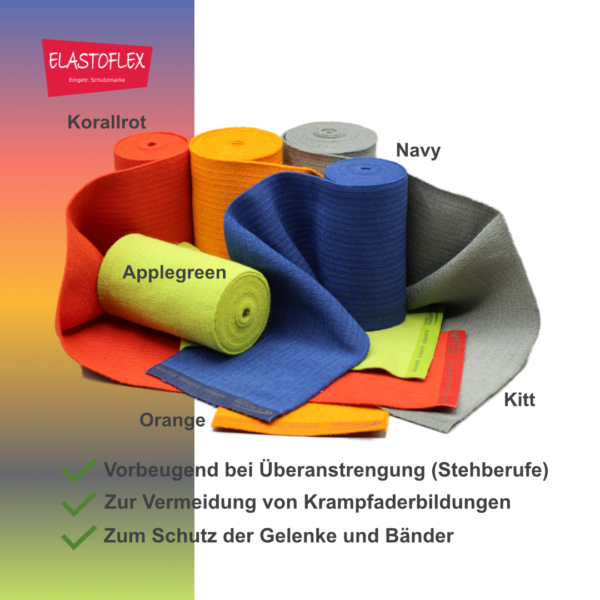 ELASTOFLEX-Langzugbinde gedehnt COLORMIX II – Bild 2