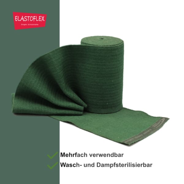 ELASTOFLEX-Langzugbinde gedehnt Darkgreen – Bild 2