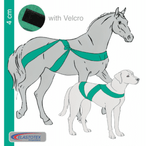Lightgreen mit einer Breite von 4 cm mit Klett