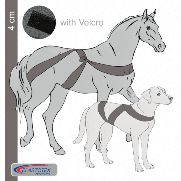 Kitt 4 cm wide with Velcro fastener