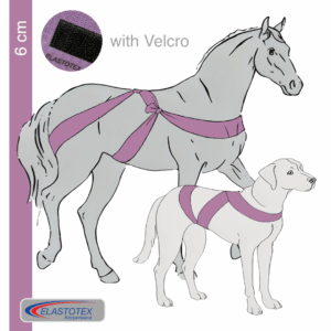 Lilac mit einer Breite von 6 cm mit Klett