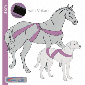 Lilac mit einer Breite von 8 cm mit Klett
